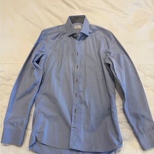 Stenstrom Slim Fit Blue Dress Shirt